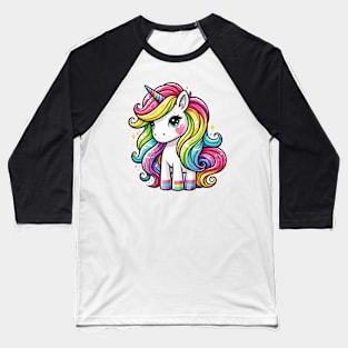 Unicorn S01 D25 Baseball T-Shirt